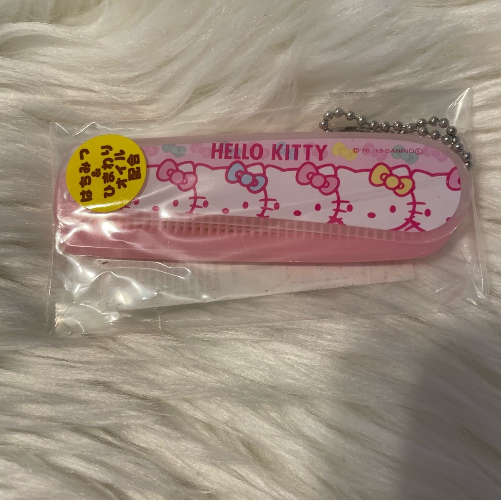 Hello Kitty Pink Comb Keychain